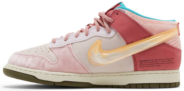 Social Status x Dunk Mid  Strawberry Milk  DJ1173-600 - vstockx