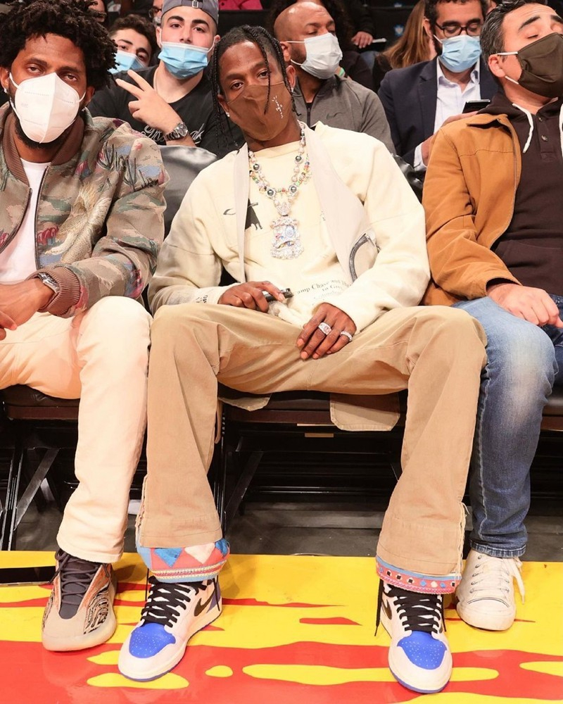 Fragment Design x Travis Scott x Air Jordan 1 Retro High DH3227-105 - vstockx