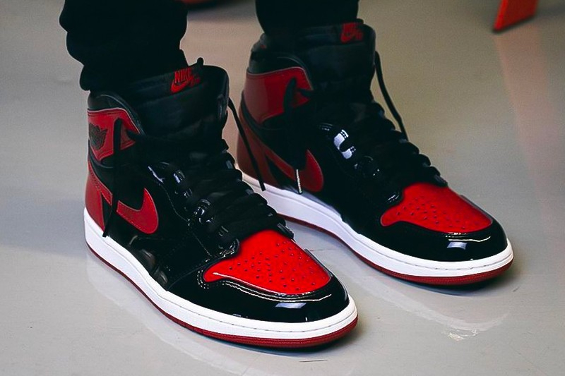 Air Jordan 1 Retro High OG Patent  Bred  555088-063 - vstockx