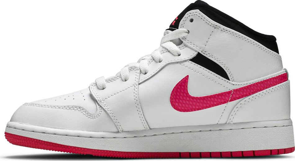 Air Jordan 1 Retro Mid GS  Hyper Pink  555112-106 - vstockx