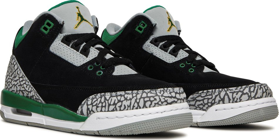 Air Jordan 3 Retro GS  Pine Green  398614-030 - vstockx