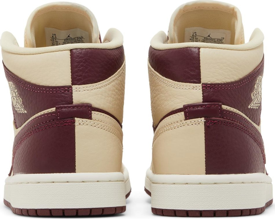 Wmns Air Jordan 1 Mid SE  Split   Beach Cherrywood  DR0501-200 - vstockx