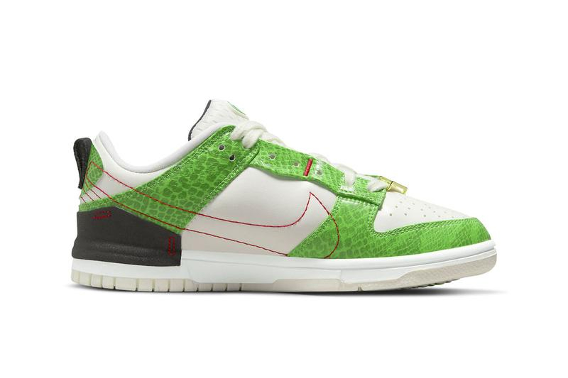 Wmns Dunk Low Disrupt 2  Green Snakeskin  DV1491-101 - vstockx