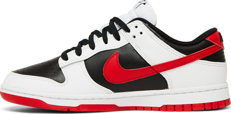 Dunk Low  White Black Red  FD9762-061 - vstockx