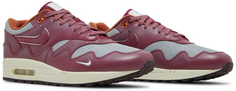 Patta x Air Max 1 'Rush Maroon' DO9549-001 - vstockx
