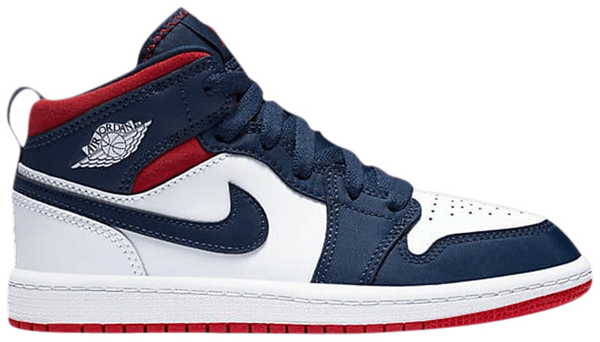 Air Jordan 1 Mid SE PS  Olympic  BQ6932-104 - vstockx