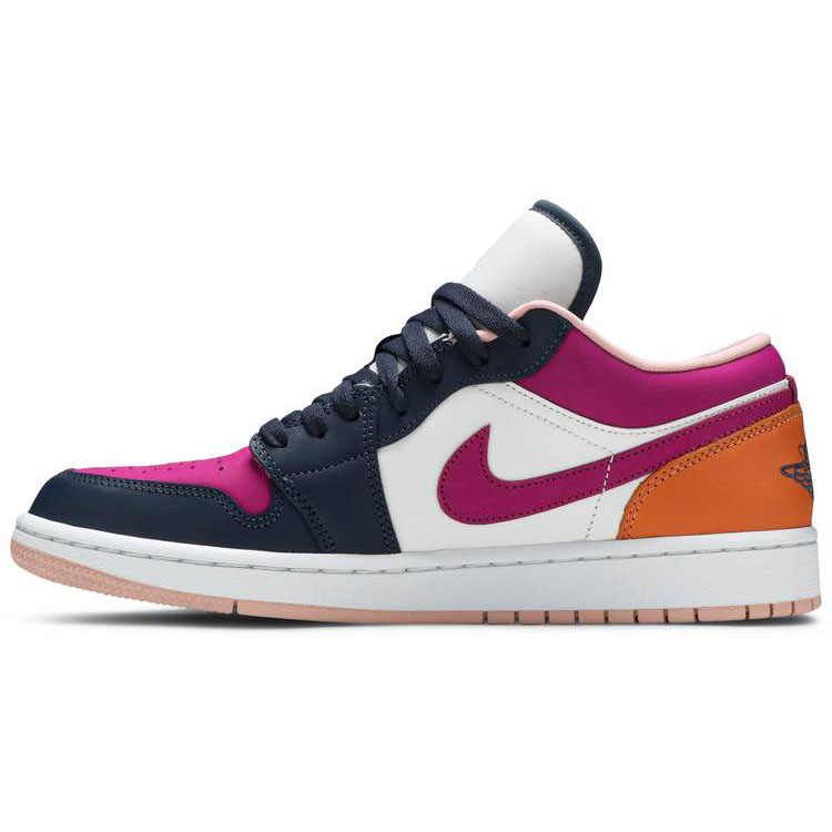 Wmns Air Jordan 1 Low SE  Mismatched-Purple Magenta  DJ4342-400 - vstockx