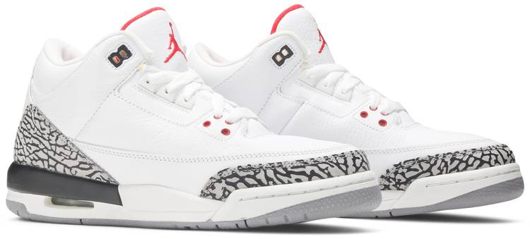 Air Jordan 3 Retro GS  White Cement  2011 398614-105 - vstockx