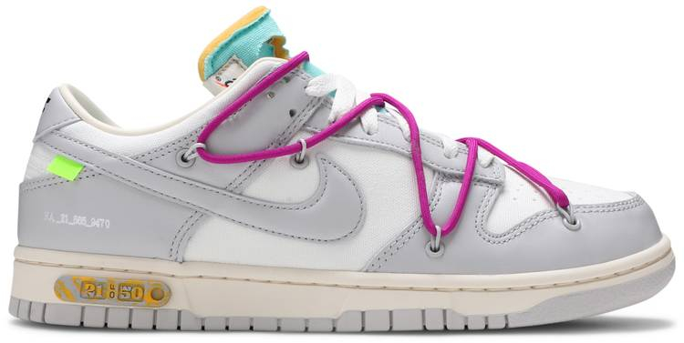 Off-White x Dunk Low  Lot 21 of 50  DM1602-100 - vstockx