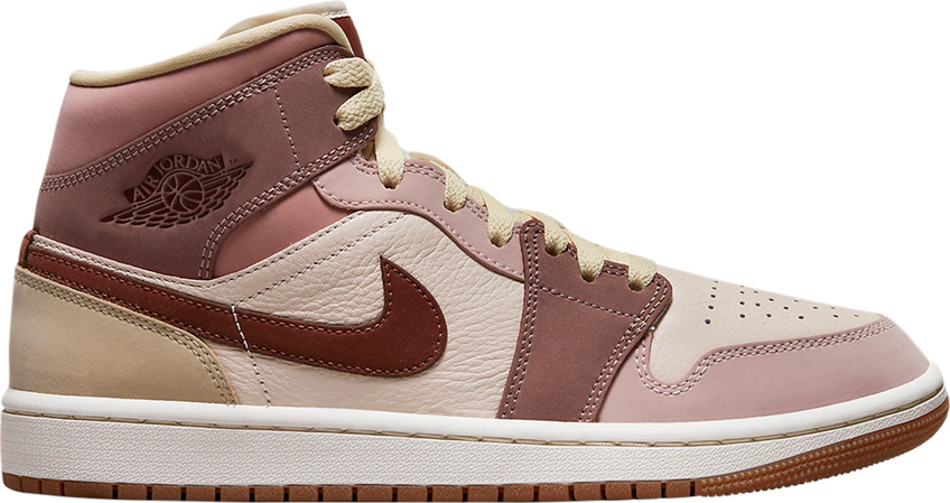 Wmns Air Jordan 1 Mid SE  Dark Pony Smoky Mauve  DO7440-821 - vstockx
