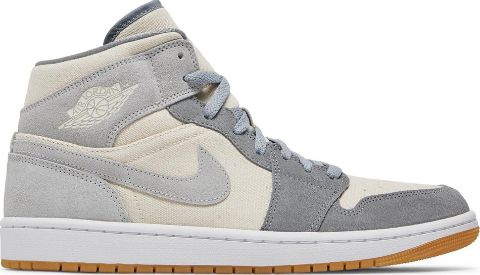 Air Jordan 1 Mid SE  Coconut Milk Particle Grey  DN4281-100 - vstockx