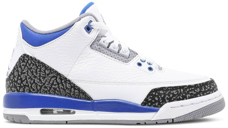 Air Jordan 3 Retro GS  Racer Blue  429487-145 - vstockx