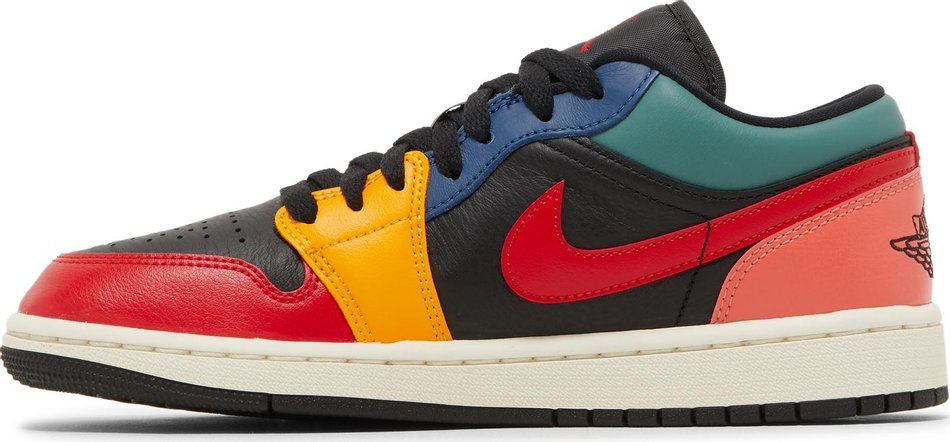 Wmns Air Jordan 1 Low SE  Black Multi-Color  DN3739-060 - vstockx
