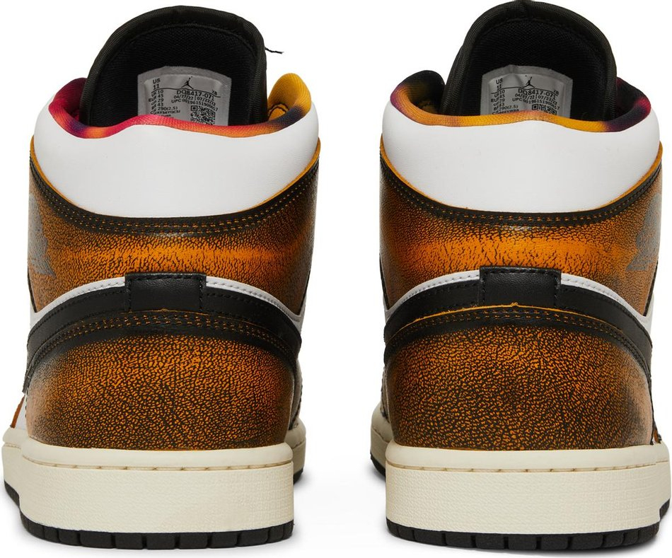 Air Jordan 1 Mid Wear Away White Black Orange DQ8417-071 - vstockx