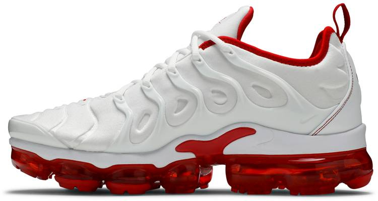 Air VaporMax Plus 'White University Red' DH0279-100 - vstockx