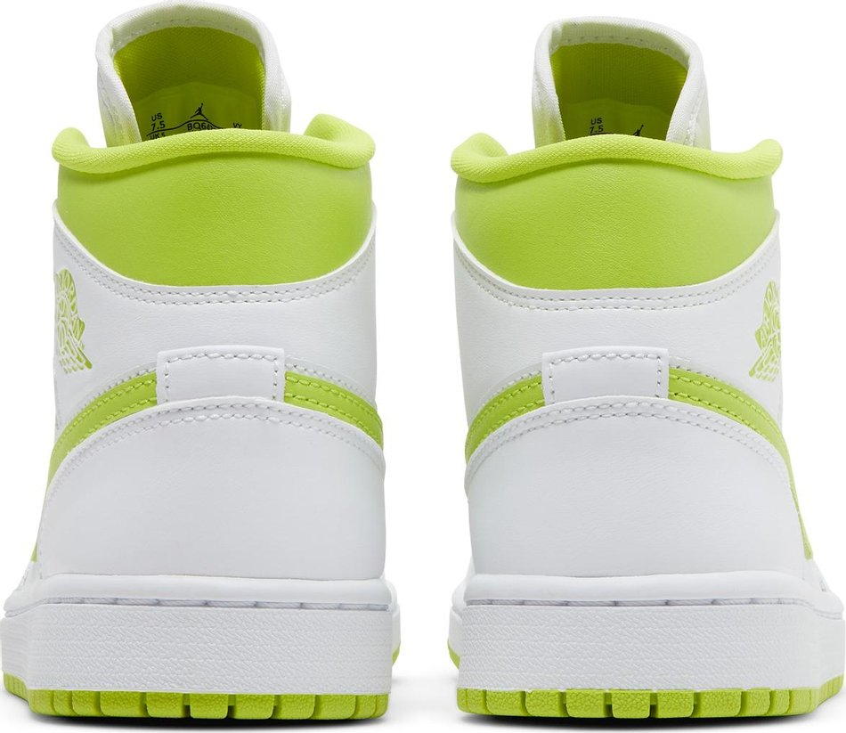 Wmns Air Jordan 1 Mid  White Lime  BQ6472-131 - vstockx