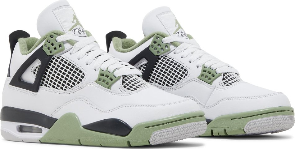 Wmns Air Jordan 4 Retro  Seafoam  AQ9129-103 - vstockx