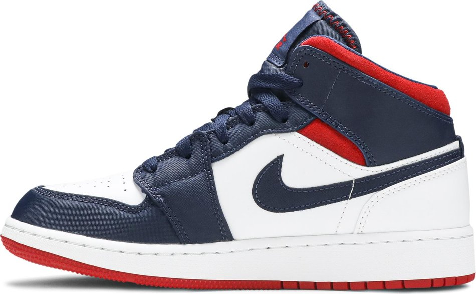 Air Jordan 1 Mid GS  USA Olympic  BQ6931-104 - vstockx