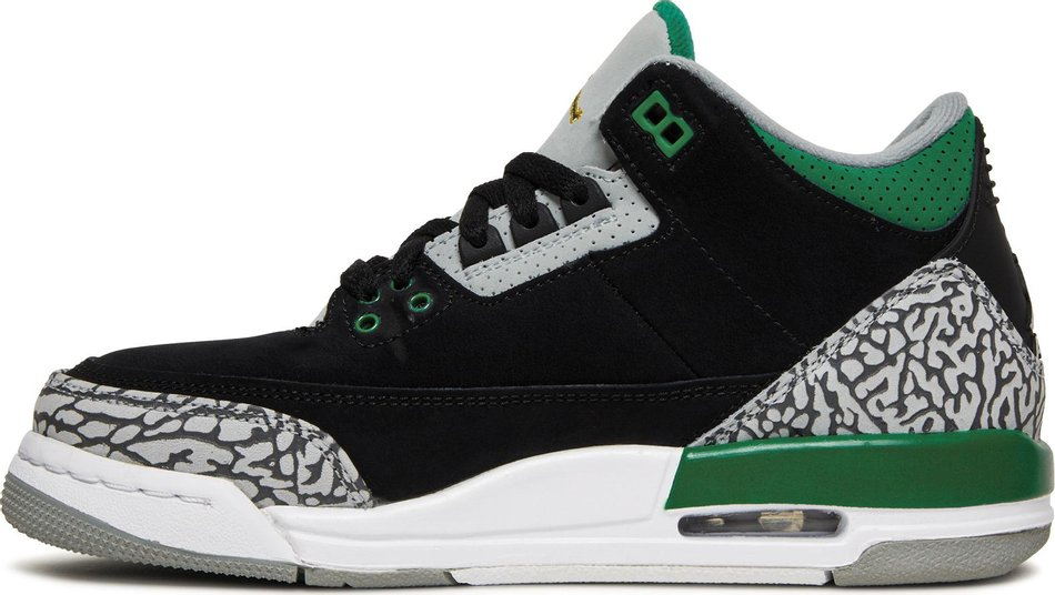 Air Jordan 3 Retro GS  Pine Green  398614-030 - vstockx