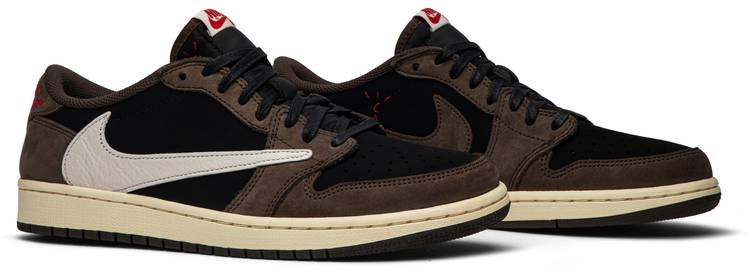Travis Scott x Air Jordan 1 Low  Mocha  CQ4277-001 - vstockx
