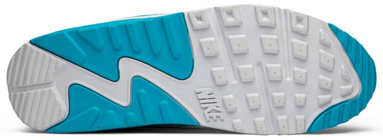 Undefeated x Air Max 90 'White Blue Fury' CJ7197-102 - vstockx