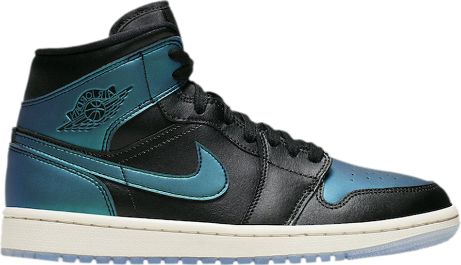 Wmns Air Jordan 1 Mid  Metallic Turquoise  BQ6472-009 - vstockx