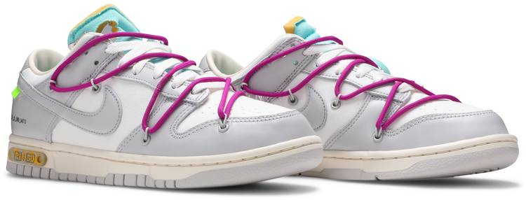 Off-White x Dunk Low  Lot 21 of 50  DM1602-100 - vstockx