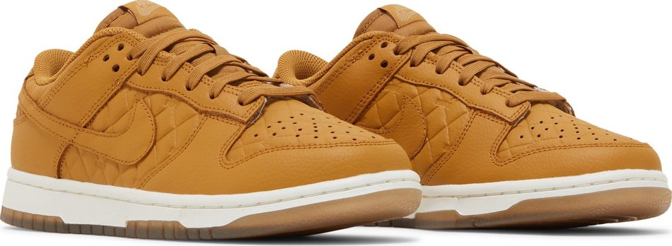 Wmns Dunk Low  Quilted Wheat  DX3374-700 - vstockx