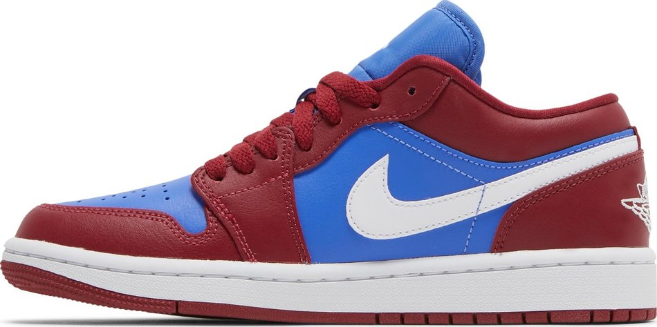 Wmns Air Jordan 1 Low  Deep Red Blue  DC0774-604 - vstockx