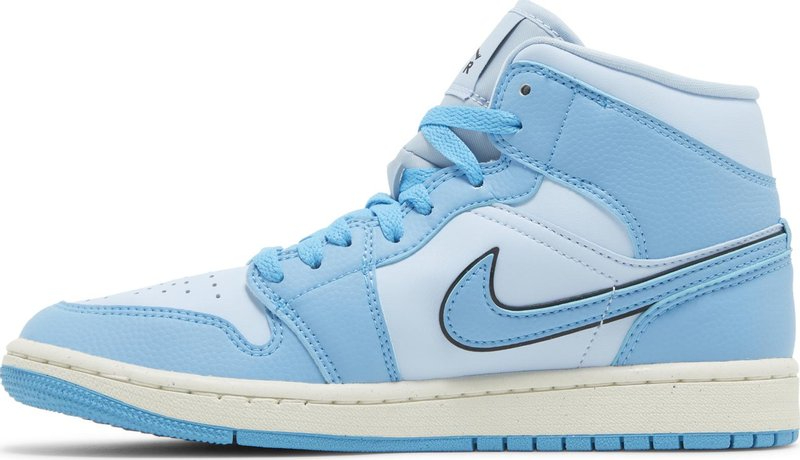 Wmns Air Jordan 1 Mid SE  Ice Blue  DV1302-400 - vstockx