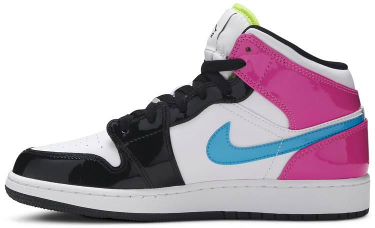 Air Jordan 1 Mid SE GS  Cyber Active Fuchsia  CZ9835-100 - vstockx
