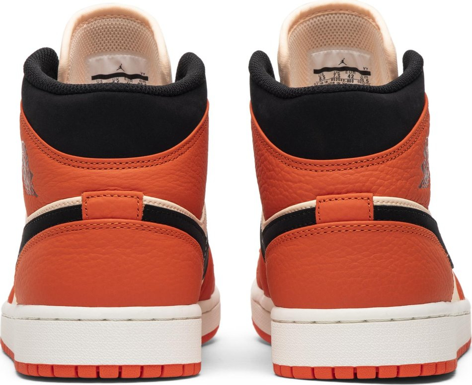Air Jordan 1 Retro Mid SE  Team Orange  852542-800 - vstockx