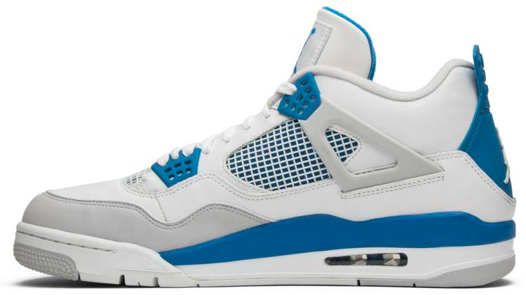 Air Jordan 4 Retro  Military Blue  2012 308497-105 - vstockx