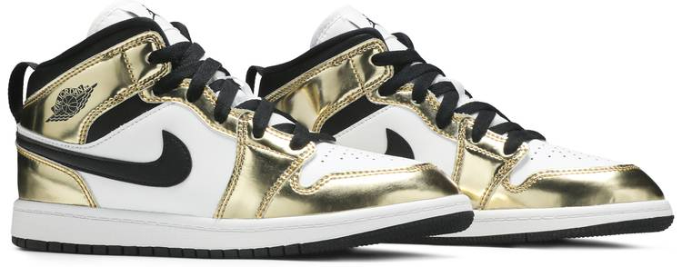Air Jordan 1 Mid SE PS  Metallic Gold  DC1422-700 - vstockx