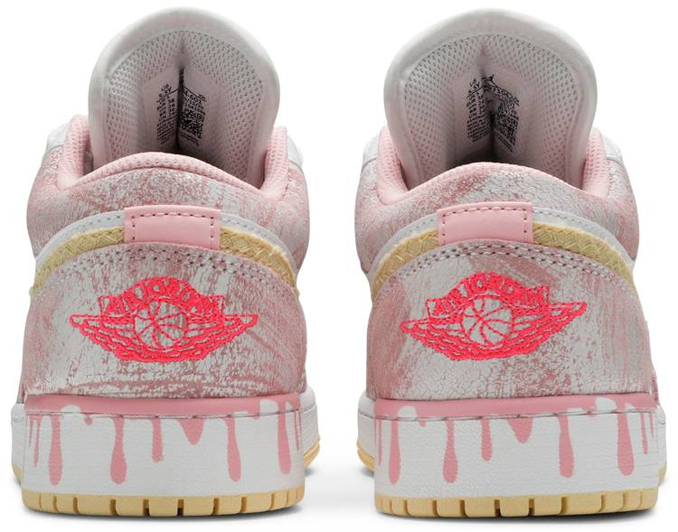 Air Jordan 1 Low GS  Strawberry Ice Cream  CW7104-601 - vstockx
