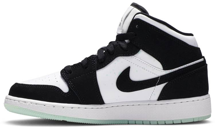 Air Jordan 1 Mid SE GS  Glow in the Dark Panda  BQ6931-103 - vstockx