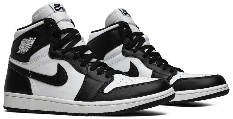 Air Jordan 1 Retro High OG  Black/White  555088-010 - vstockx