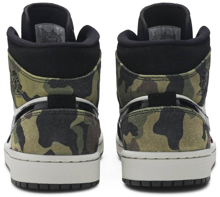 Air Jordan 1 Mid  Camo  CW5490-001 - vstockx