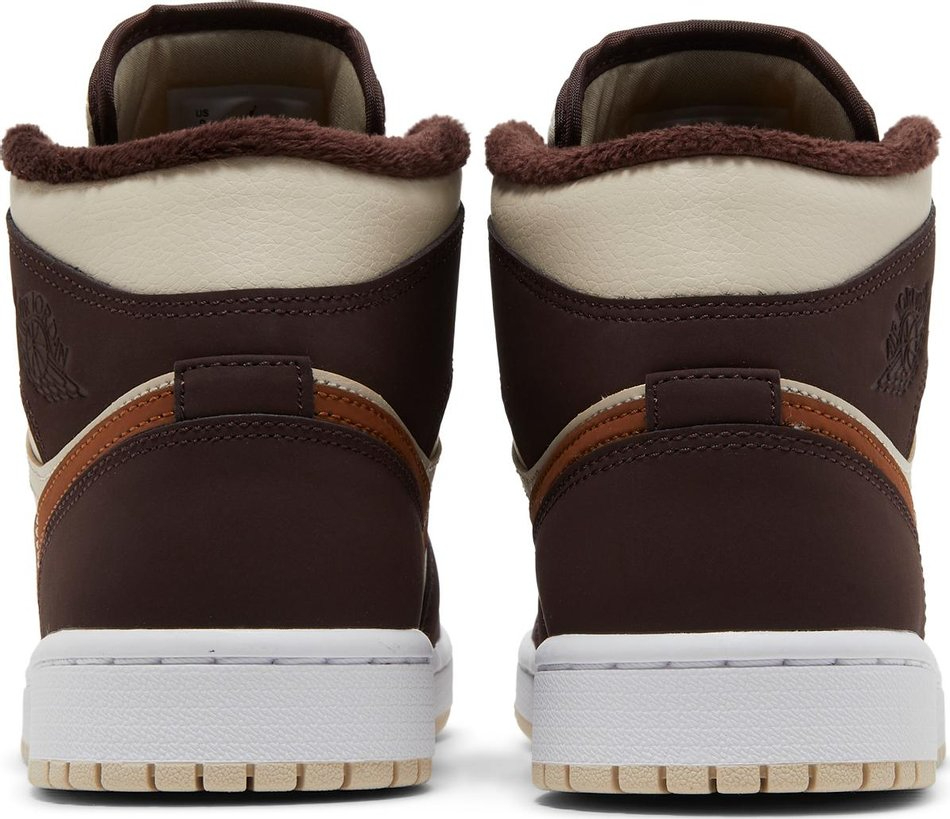 Wmns Air Jordan 1 Mid SE  Cream Dark Chocolate  DO6699-200 - vstockx