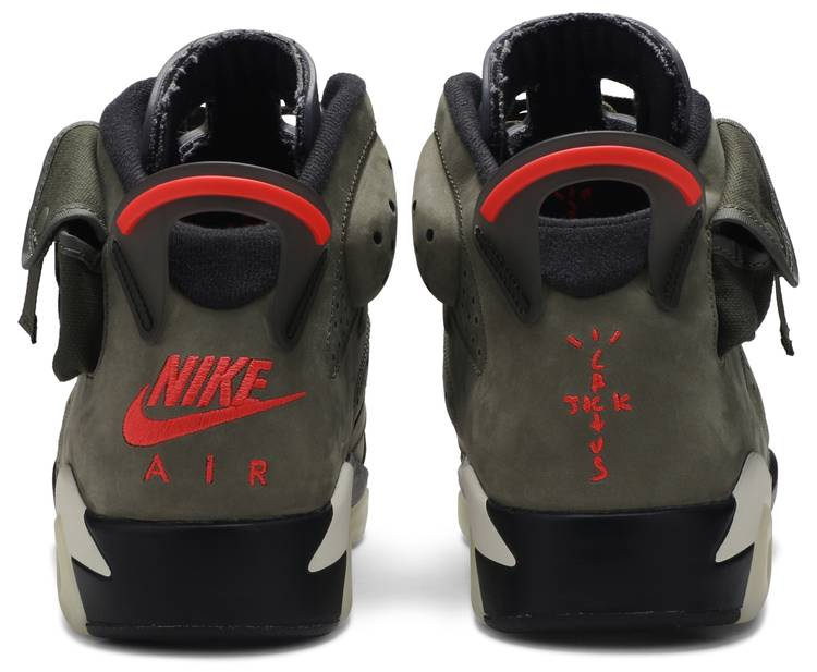 Travis Scott x Air Jordan 6 Retro  Olive  CN1084-200 - vstockx
