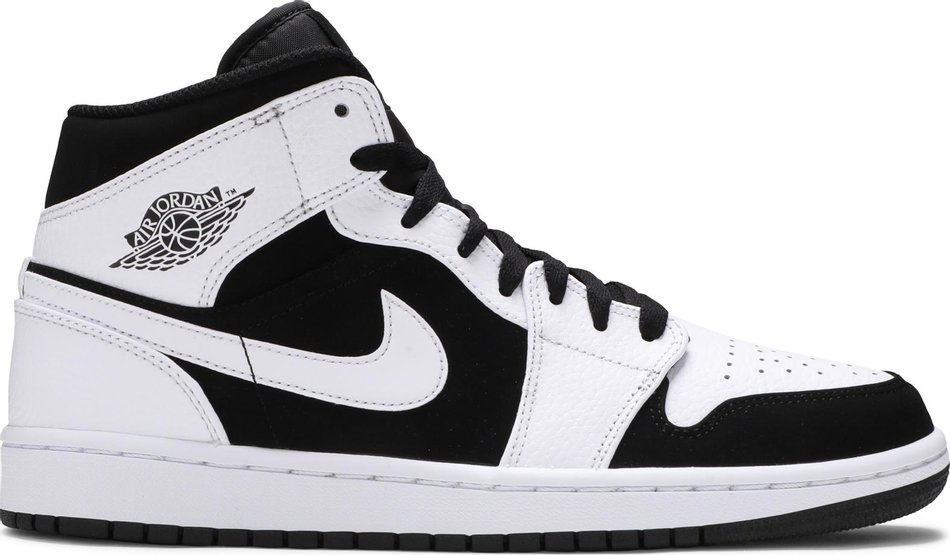 Air Jordan 1 Retro Mid  Tuxedo  554724-113 - vstockx