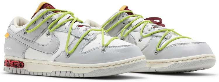 Off-White x Dunk Low  Lot 08 of 50  DM1602-106 - vstockx