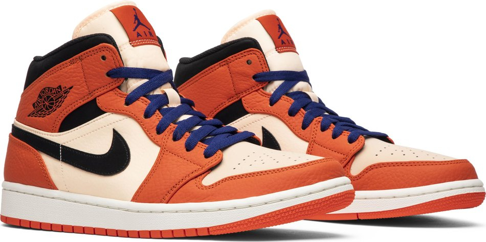 Air Jordan 1 Retro Mid SE  Team Orange  852542-800 - vstockx