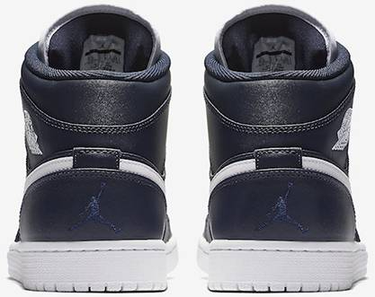 Air Jordan 1 Retro Mid  Obsidian  554724-402 - vstockx