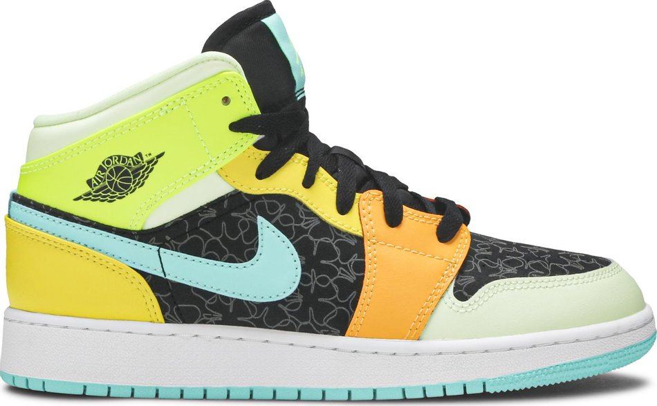 Air Jordan 1 Mid SE GS  Clover  BQ6931-037 - vstockx