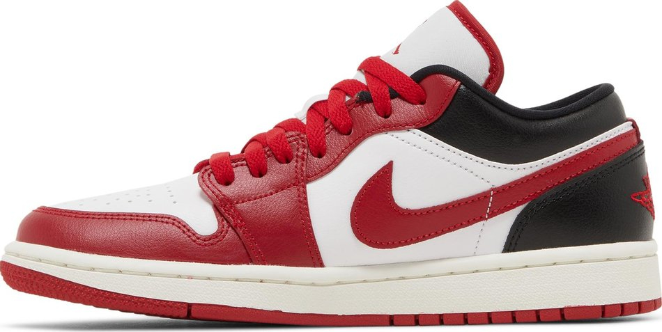 Wmns Air Jordan 1 Low  White Gym Red  DC0774-160 - vstockx