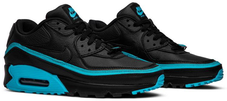Undefeated x Air Max 90 'Black Blue Fury' CJ7197-002 - vstockx