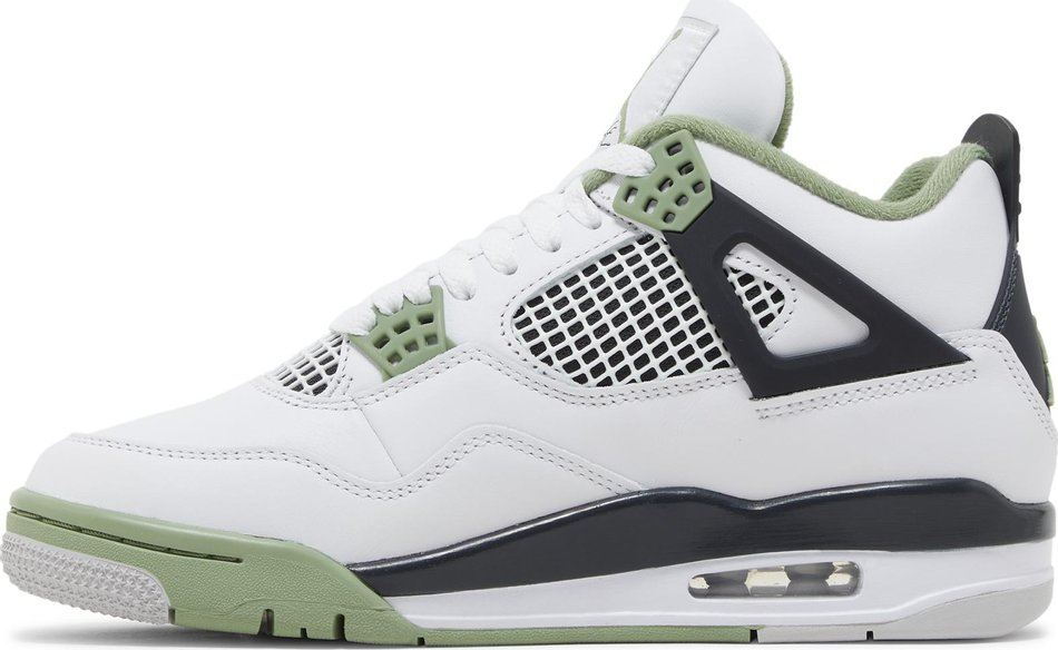 Wmns Air Jordan 4 Retro  Seafoam  AQ9129-103 - vstockx