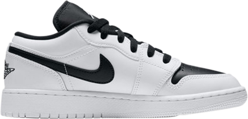 Air Jordan 1 Retro Low GS  White Black  553560-103 - vstockx