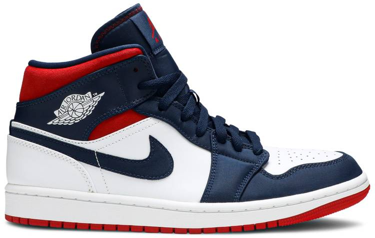 Air Jordan 1 Mid SE  Olympic  852542-104 - vstockx